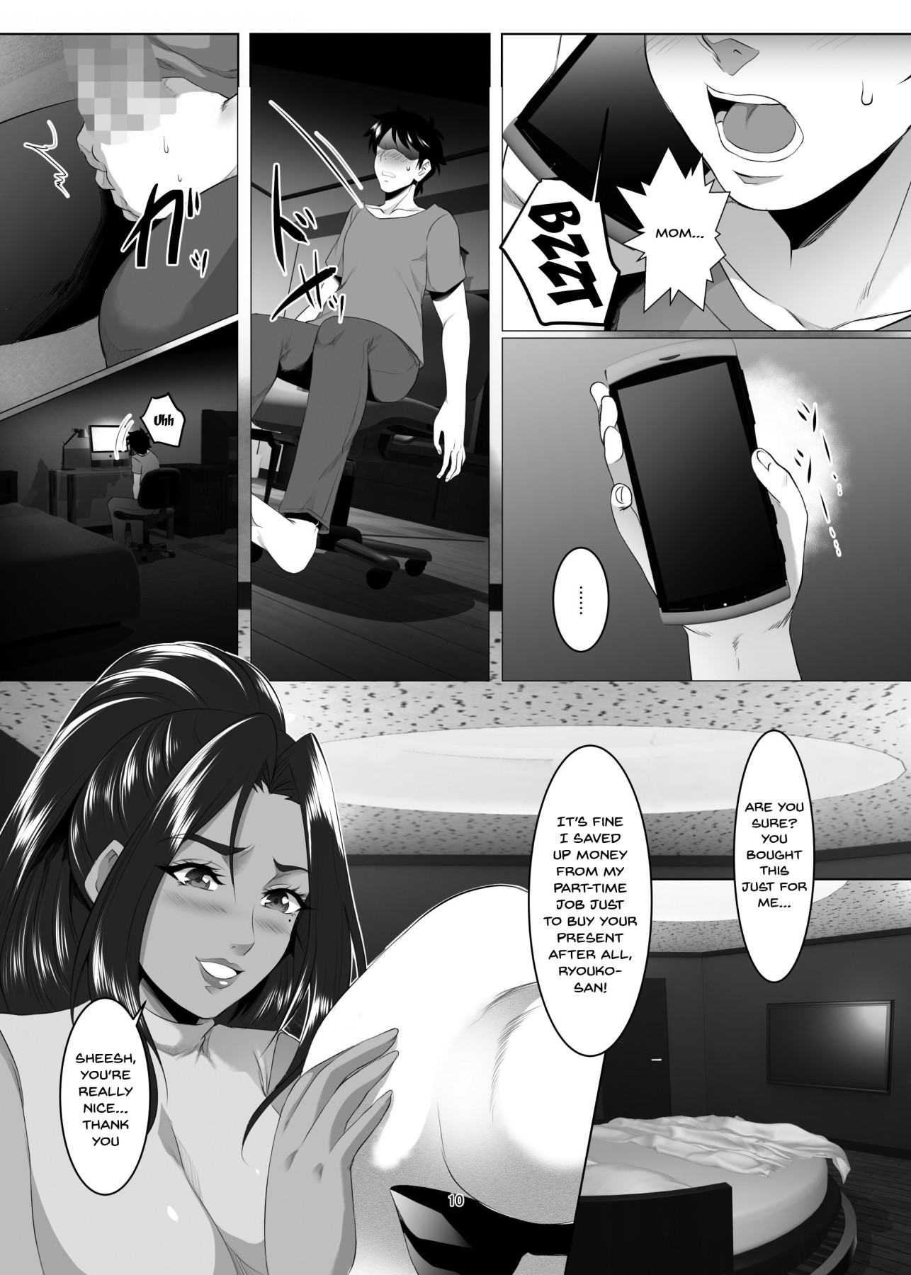 Hentai Manga Comic-Your Mom's A Pretty Good Woman, Huh? Ch.4-Read-9